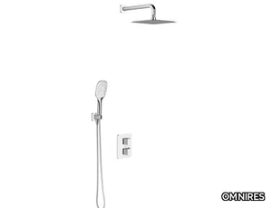 PARMA SYSPM17A - Thermostatic shower set with hand shower and overhead shower _ OMNIRES