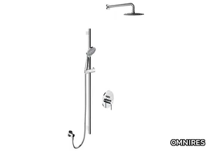 Y SYSY17 - Shower set with hand shower and overhead shower _ OMNIRES