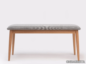 OTO - Upholstered wooden bench _ ONDARRETA