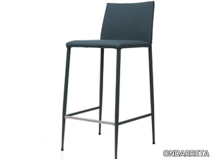 MOKA 65 - High fabric stool with back _ ONDARRETA