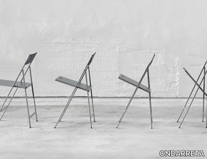 CLIP - Folding steel chair _ ONDARRETA