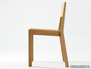 IESU - Stackable wooden chair _ ONDARRETA