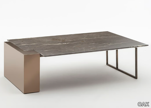 BRERA SC5046 - Low marble coffee table _ OAK