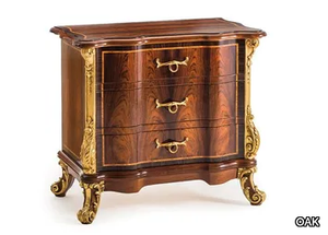 MG6716 - Rosewood bedside table with drawers _ OAK