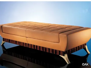SC1006 - Upholstered leather bench _ OAK