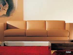 SC1008/3P - 3 seater leather sofa _ OAK