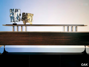 SC1001/A - Wooden low cabinet with doors _ OAK
