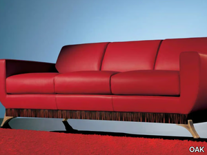SC1010/3P - 3 seater leather sofa _ OAK