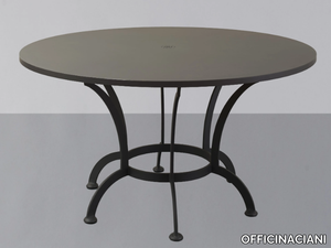 ARCHI - Round stainless steel garden table _ OFFICINACIANI