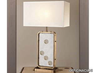 DOMINO - Marble table lamp _ OFFICINACIANI