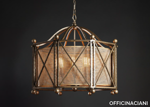 INFINITY - Wrought iron pendant lamp _ OFFICINACIANI