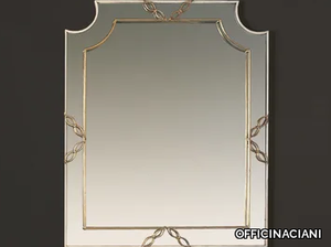 HF2006MI - Rectangular framed wall-mounted wrought iron mirror _ OFFICINACIANI