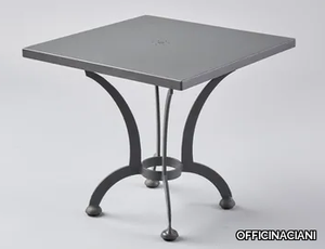 ARCHI - Square stainless steel garden side table _ OFFICINACIANI