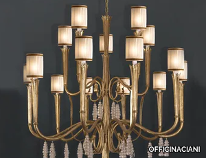 RIALTO - Iron chandelier with crystals _ OFFICINACIANI