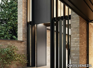 SKYDOORS - DIRETTRICE MODEL - Aluminium armoured door panel for outdoor use _ OIKOS VENEZIA