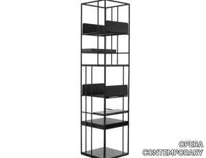 TAYLOR - Metal bookcase _ OPERA CONTEMPORARY