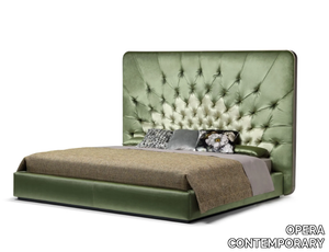 VERTIGO - Double bed with tufted headboard _ OPERA CONTEMPORARY