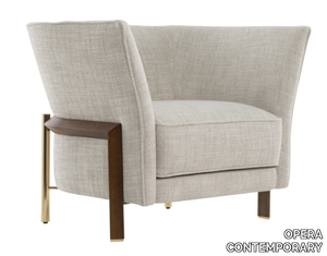 NEW COSMO - Fabric armchair with armrests _ OPERA CONTEMPORARY