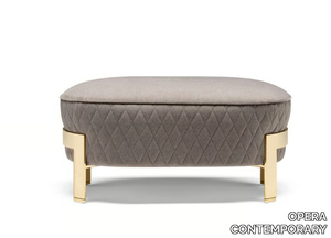 COSMO - Upholstered oval pouf _ OPERA CONTEMPORARY