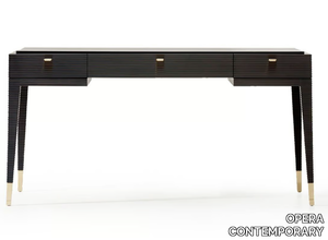 DIMITRI - Wooden writing desk with drawers _ OPERA CONTEMPORARY