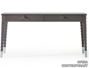 ELETTRA - Wooden writing desk with drawers _ OPERA CONTEMPORARY