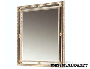 SYBIL - Square wall-mounted framed mirror _ OPERA CONTEMPORARY