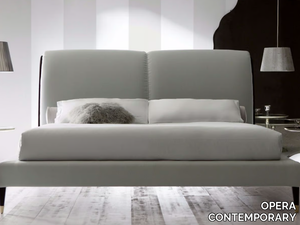 IRIS - Double bed with upholstered headboard _ OPERA CONTEMPORARY