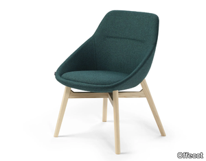 EZY WOOD LOW - Upholstered fabric chair _ Offecct