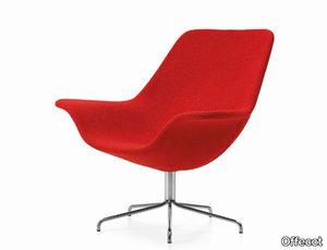 OYSTER LOW - Easy chair with floor plate _ Offecct