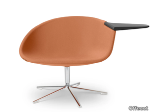 MOMENT - Swivel with 5-spoke base fabric easy chair _ Offecct