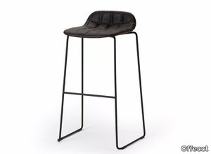 BOP - Sled base high upholstered fabric stool _ Offecct