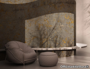 CEMENT GOLD - Wallpaper / wall tiles _ Officinarkitettura®