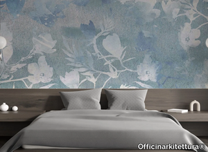 FLOWERS BLU - Wall tiles / wallpaper _ Officinarkitettura®