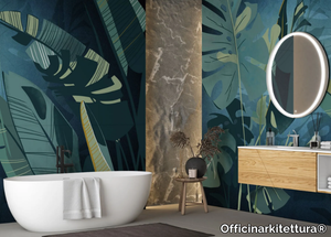 JUNGLA BLU - Wall tiles / wallpaper _ Officinarkitettura®