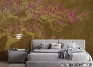 SAKURA GOLD - Wallpaper / wall tiles _ Officinarkitettura®