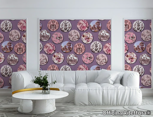 SOUVENIRS DE VOYAGE PINK SWEETY - Wall tiles / wallpaper _ Officinarkitettura®