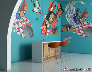 GOLDEN FISH - Wall tiles / wallpaper _ Officinarkitettura®