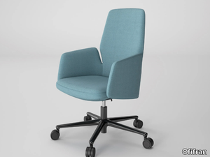 CHANNEL - Swivel leather executive chair _ Ofifran