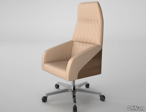 BAND - High backrest executive chair with aluminium base _ Ofifran