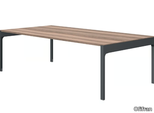 LANCE - Rectangular wood veneer meeting table _ Ofifran