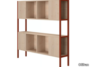 PIEM - Open freestanding wooden office shelving _ Ofifran