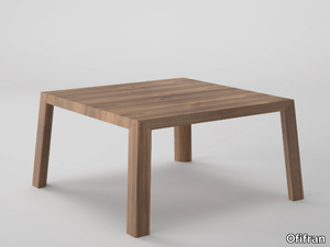 TOLA - Square wood veneer meeting table _ Ofifran