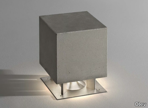 CEMENTO - LED cement bollard light with speaker _ Olev