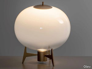 ANTARTIC - LED blown glass table lamp _ Olev