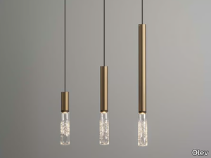 BEAM STICK GLASS - LED glass pendant lamp _ Olev