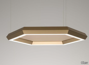 EXAGON SILENCE - Sound absorbing LED pendant lamp _ Olev