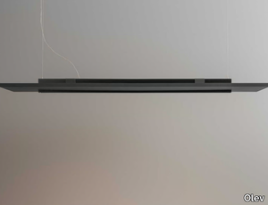 STAGE HORIZONTAL SILENCE - LED perforated metal pendant lamp _ Olev