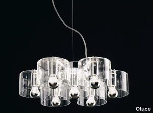 FIORE - 423 - Blown glass pendant lamp _ Oluce