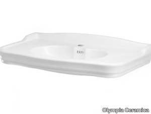 IMPERO - Console washbasin _ Olympia Ceramica