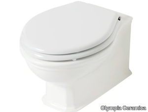 IMPERO - Wall-hung Vitreous China toilet _ Olympia Ceramica